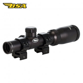 BSA Optics Tactical Weapon 1-4x24 Riflescope- Mil Dot