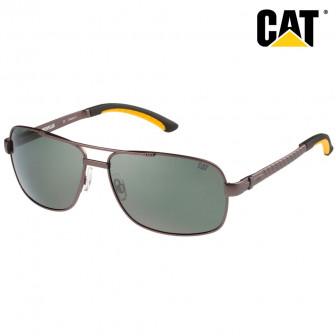 Caterpillar Polarized CAT 16010-005P- Matte Gunmetal/Green