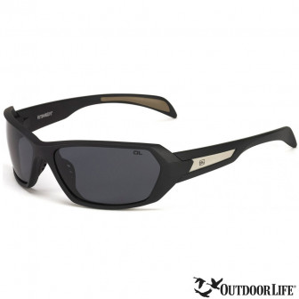 Outdoor Life Edge Polarized- Matte Blk/Smoke