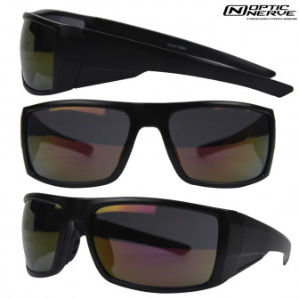 Optic Nerve Mountain Shades Pursuit Sunglasses- Black/Smoke