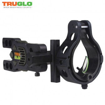 TruGlo Pendulum Adjustable Bracket 1-Pin .040" Sight- Black