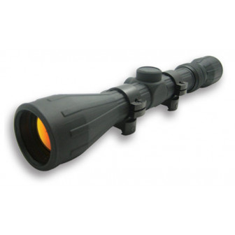 NcStar 3-9x40 Rubber Scope- Ruby Lens/Ring