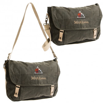 McAllister Field Bag Waxed Cotton Canvas- Olive