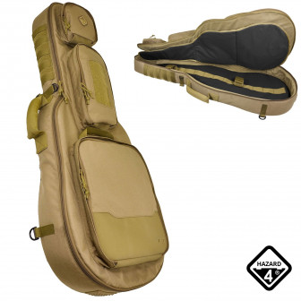 Hazard 4 BattleAxe Guitar-Shaped Padded Rifle Case- Coyote