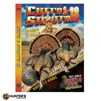 HS DVD Cutt'n & Strutt'n 18 w/Diaphragm Turkey Call