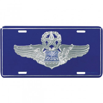M. Proffitt USAF Senior Navigator/Observer Lic. Plate- Blue