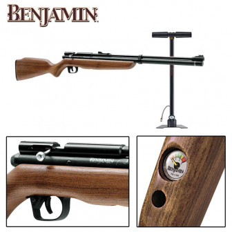 Benjamin Discovery (.22 cal) PCP Air Rifle Combo w/Pump- Wood