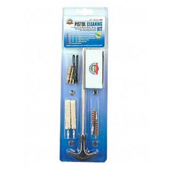 Gunmaster 11-pc Pistol Cleaning Kit for .357/.38/9mm in Clamshell