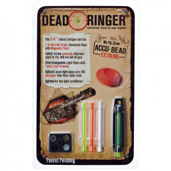 Dead Ringer 5/16" Accu-Bead Extreme Sight Set - Black