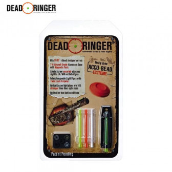 Dead Ringer 3/8" Accu-Bead Extreme Sight Set - Black