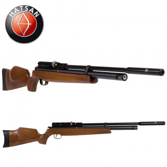 Hatsan AT44W-10 Long PCP (.22 cal) QE Air Rifle WALNUT-Refrb