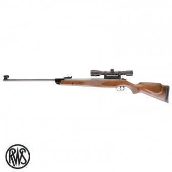 RWS Model 350 Magnum Air Rifle Combo (.177 cal) - Wood