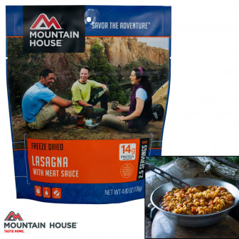 Mountain House Lasagna w/Meat Sauce (Pouch)