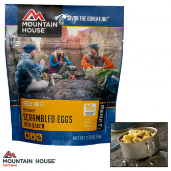 Mountain House Scrambled Eggs w/Bacon (Pouch)