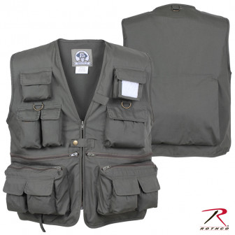 Rothco* Uncle Milty Travel Vest, OD GREEN (L)