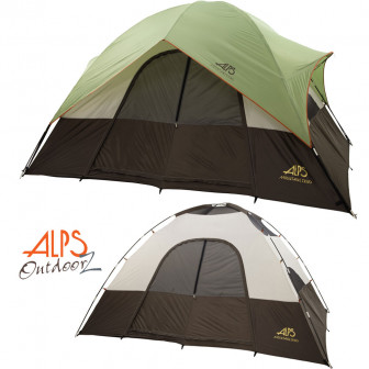 ALPS Meramac Two Room Tent - Sage/Rust