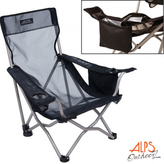 ALPS Mountaineering Getaway Folding Camp Chair- Black Mesh