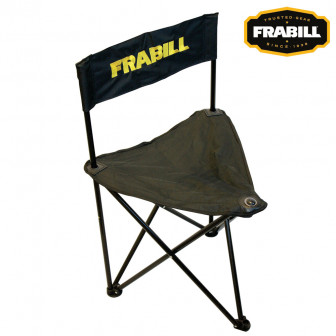Frabill 3-Leg Camp Chair- Black