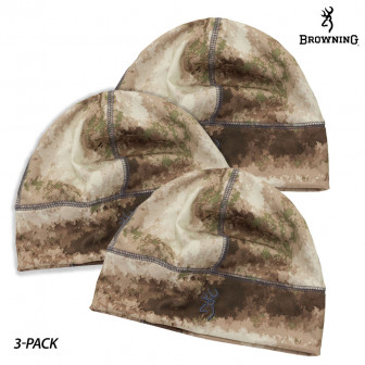 3-PACK: Browning Hell's Canyon Speed Riser-FM Beanie (OSFM)- ATACS-AU