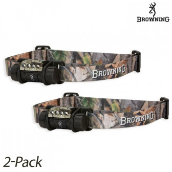 2-Pack: Browning Epic 1AA Headlamp- Camo