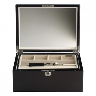 Reed & Barton Modern Lines Jewelry Box - Espresso