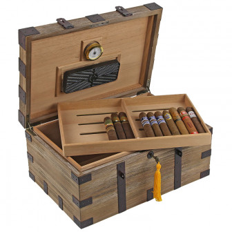 Relic Series Heirloom 120-ct Humidor - Reclaimed Wood