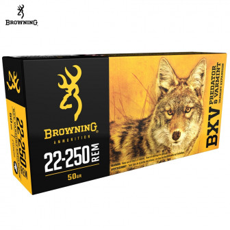 Browning BXV Ammunition 22-250 Remington 50 gr (Box/20)