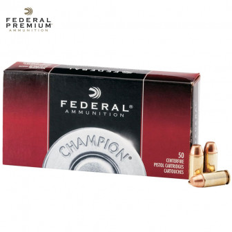 Federal Champion Ammunition 40 S&W 180 gr. FMJ (Box/50)