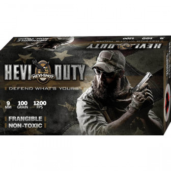 Hevi-Shot Hevi Duty 9mm 100gr Frangible (Box/50)