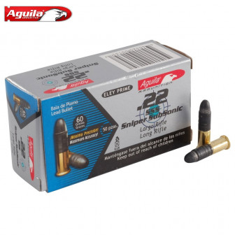 Aguila Sniper Subsonic Ammunition 22LR 60 gr (Box/50)