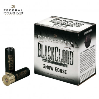 Federal Blk Cloud Sn Gse Steel 12ga: 3", 1-1/8oz #2 (Box/25)