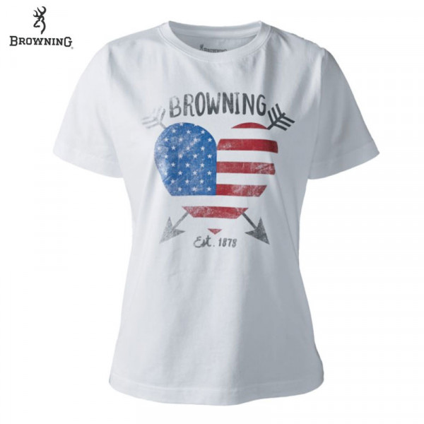 Browning Women's Love Struck Fitted T-Shirt (M) | Field Supply