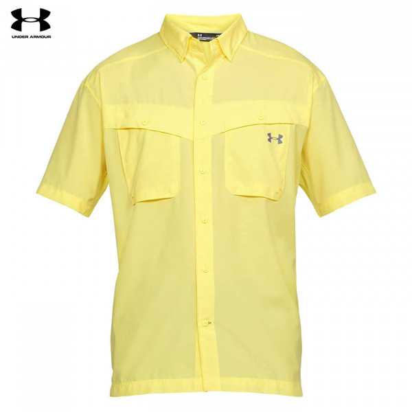 Under Armour Tide Chaser S/S Fishing Shirt (XL)- Sol/Graphite