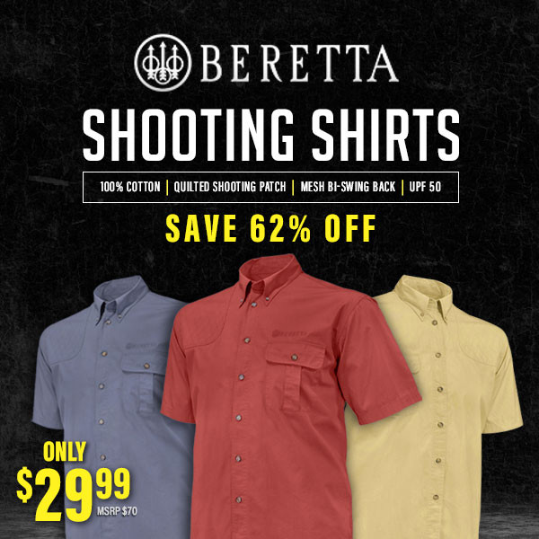 Beretta Shooting Shirts from 30 bucks