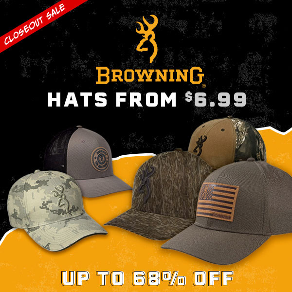 Browning Caps From $6.99!