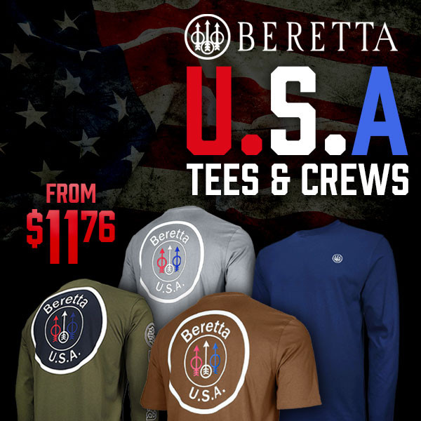 Beretta USA Tees & Crews from $11.76. Comfy Casual 57% off!