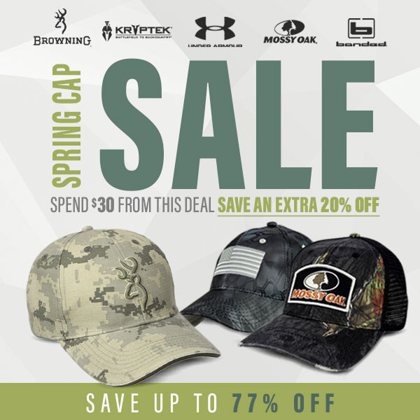 Spring Cap Sale up to 77% off! Extra discount orders $30+