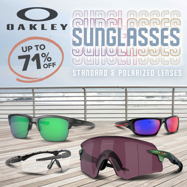 Protect Your Eyes & Budget: Oakley Sunglasses up to 71% OFF