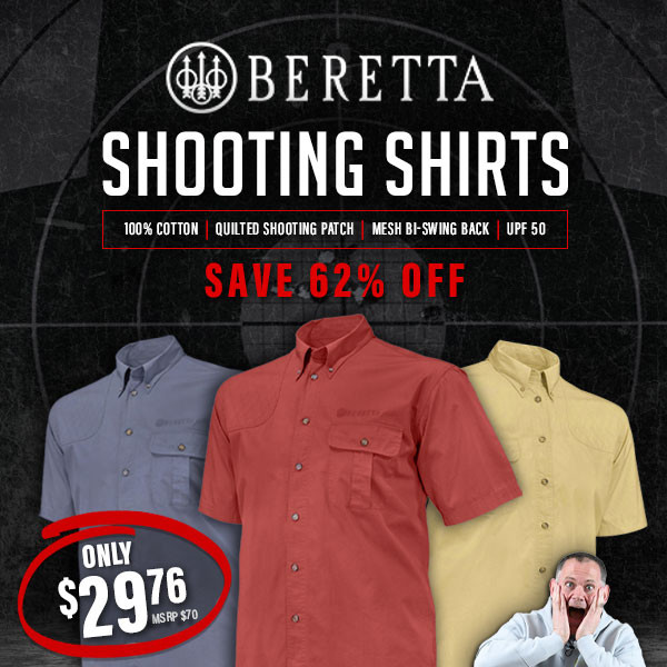 Beretta Shooting Shirts from 30 bucks