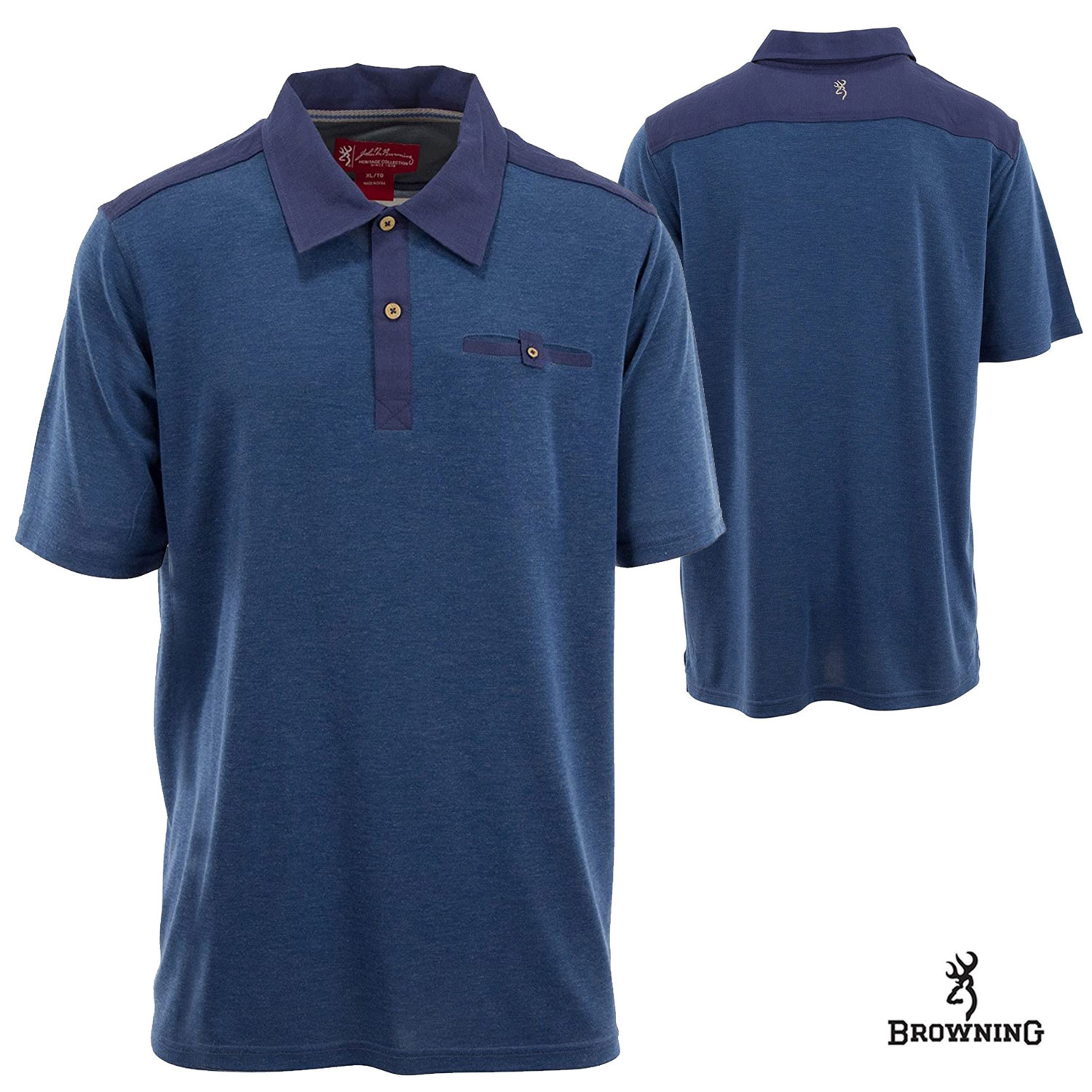 Browning Heritage Bristol Polo (XL) | Field Supply