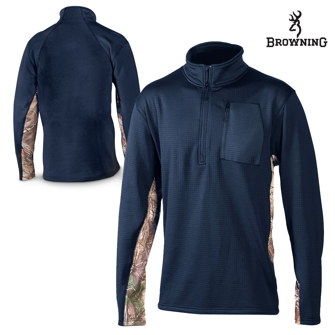 Browning Belton 1/4-Zip Pullover (XL) | Field Supply