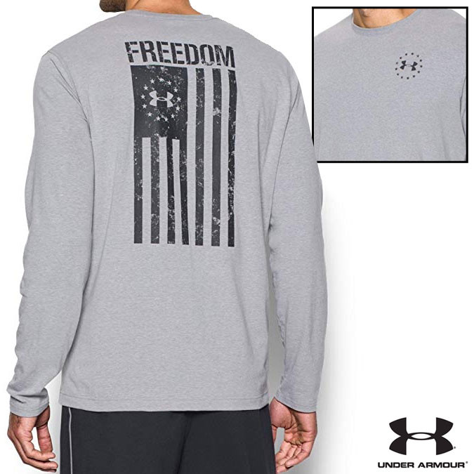 Under Armour Freedom Flag L/S Crew (XL) | Field Supply
