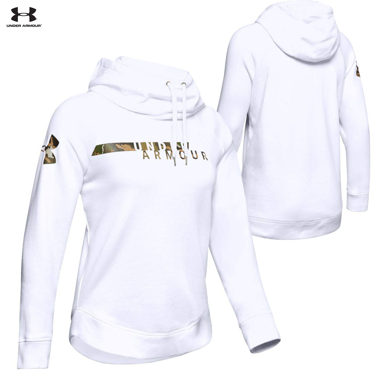 under armour hoodie white