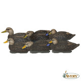 Avery GHG Pro-Grade XD Series Black/Harvester Decoys (Pk/6)