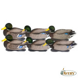 Avery GHG Pro-Grade XD Series Mallard/Drake/Flocked Head Decoys (Pk/6)