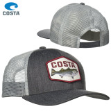 Costa XL Fit Stripe Patch Adjustable Trucker Hat- Gray