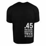 UC T-Shirt .45 Shoot Twice- Black