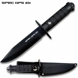 Spec-Ops The Big Rambo Drop Point Knife w/Plain Spine & Nylon Sheath