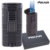 Xikar Tactical Triple Torch Lighter- Black