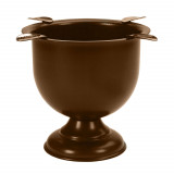 Stinky Brand Tall Ashtray - Brown